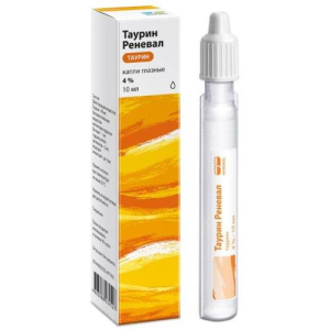 Таурин реневал капли глазные 4% 10мл/обновление