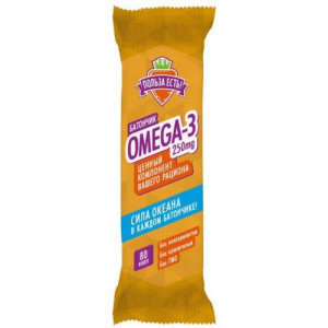 Польза есть батончик 25г омега 3 вкус банана