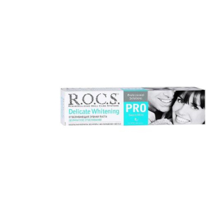 Рокс про зубная паста 135г деликатное отбеливанипе сладкая мята