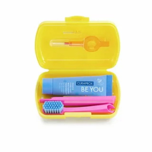 Курапрокс би ю набор дорожный в ассортменте (зуб. паста 10мл + зуб. щет. ультрамягк. + ершик с держ.)