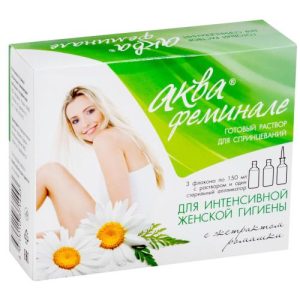 Аквафеминале ср-во д/женск.гиг.150мл. №3 фл.-апплик.стер
