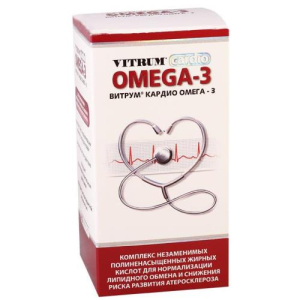 Витрум кардио омега-3 капсулы №60