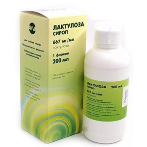 Лактулоза сироп 667мг/мл 200мл /в комплекте с мерным стаканчиком/