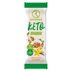 Рационика кето батончик 45г ванильный миндаль