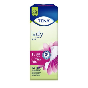 Тена леди прокладки урологические №14 слим ультра мини