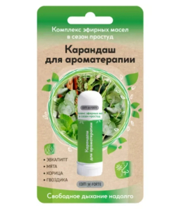 Комфорте карандаш-ингалятор 1,3г дыхание эвкалипта