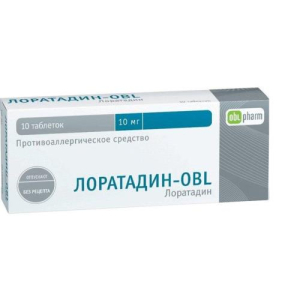 Лоратадин-obl таблетки 10мг №10
