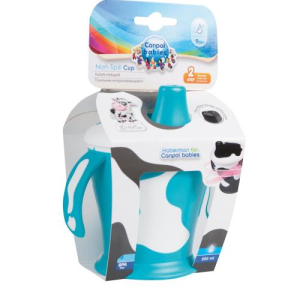 Канпол поильник-непроливайка 250мл коровка /арт. 31/404/