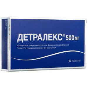 Детралекс таблетки покрытые оболочкой 500мг №30 