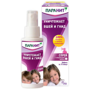 Паранит спрей 100мл педикулицидный  +  гребень в комплекте