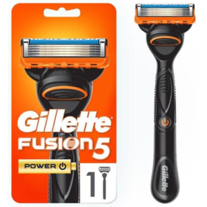 Жиллет фьюжн паувер бритвенный  станок + кассета №1+ элемент питания