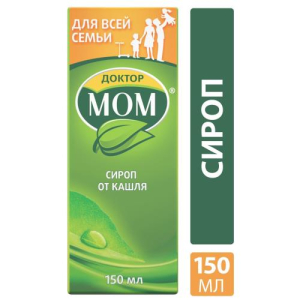 Доктор мом сироп 150мл в комплекте с мерным стаканчиком