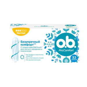 О б прокомфорт тампоны №32 нормал