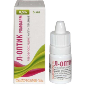Л-оптик ромфарм капли глазные 0,5% 5мл