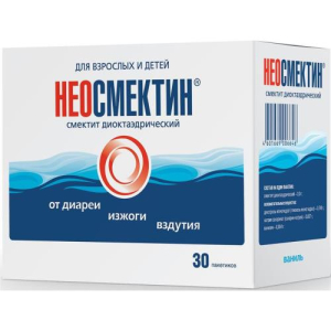 Неосмектин порошок для приготовления суспензии для приема внутрь 3г 3,76г №30 ваниль