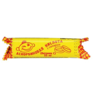 Аскорбинка таблетки 3.0г №10 детская бад