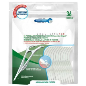 Биорепаир зубная нить №36 однораз. с держателем forcelle interdentale monouso 