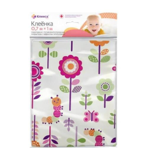 Клинса кидс клеенка подкладная рисунок пвх покр 0,7мх1м