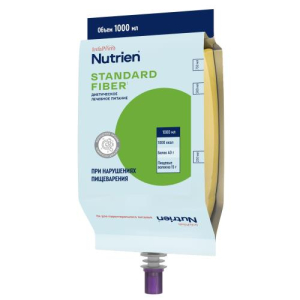 Нутриэн стандарт смесь для энтерального питания 1000мл с пищев волокн нейтральный вкус