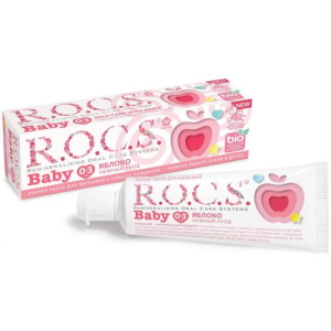 Рокс беби зубная паста 45г нежный уход яблоко 0-3 лет