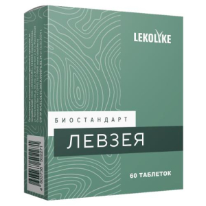 Леколайк биостандарт левзея таблетки 550мг №60  [lekolike]