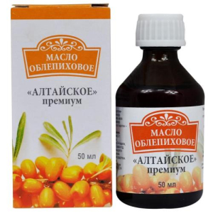 Масло облепиховое алтайское премиум 50мл. /грин сайд/