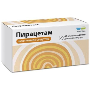 Пирацетам реневал таблетки покрытые пленочной оболочкой 200мг №60
