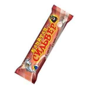 Капитан сильвер батончик 50г кокосовый витамин с кремом в шок. глазури