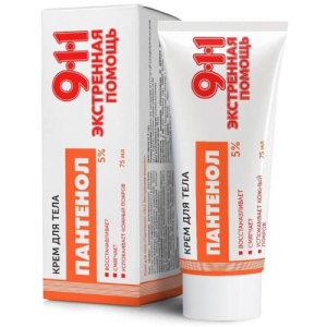 911 экстренная помощь крем для тела 75мл пантенол