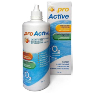 Оптимед про актив раствор для линз 250мл универсальный