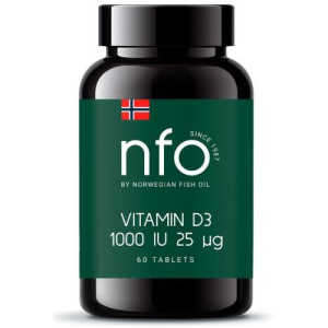 Норвегиан фиш оил таблетки 750мг №60 витамин д3 1000ме бад