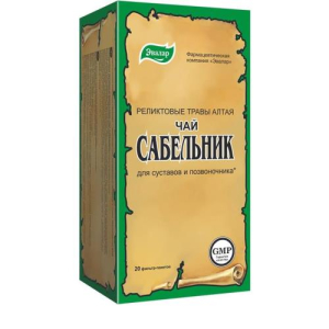 Эвалар сабельник чай 2г №20 д/суставов и позвон. бад