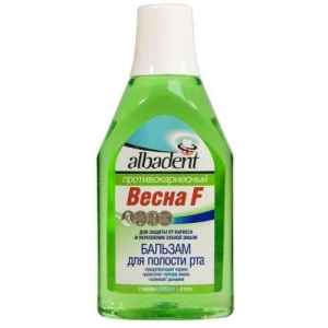 Альбадент весна f бальзам для полости рта 400мл п/кариесный