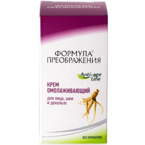 Формула преображения крем для лица шеи и декольте 50мл омолаж