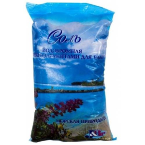 Доктор аква морская соль для ванн 700г природная йодобромная