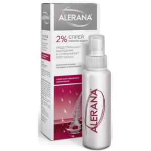 Алерана спрей для наружного применения 2% 60мл /с насадкой распылит. удлиненной/
