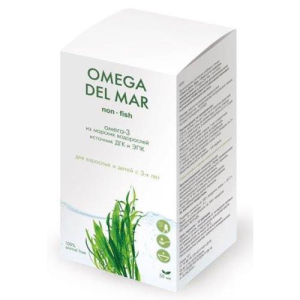 Омега дель мар жидкость 50мл омега-3 из морских водорослей бад