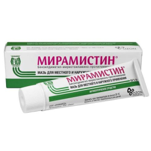 Мирамистин мазь для местного и наружного применения 0,5% 30г