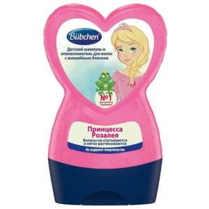 Бюбхен шампунь и ополаскиватель 230мл принцесса розалея с волшеб. блеском /арт.12447324/