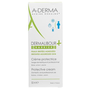 А-дерма дермалибур + барьер  крем защитный для лица и тела 50мл