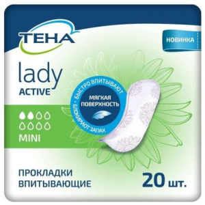 Тена леди актив прокладки урологические №20 мини