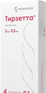Тирзетта раствор для подкожного введения 5мг 0,5мл №4 шприцы в автоинжекторах