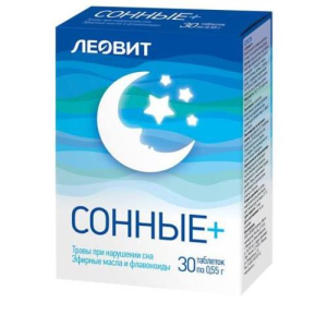 Леовит сонные плюс таблетки 0,55г №30 бад