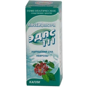 Пассифлора эдас-111 капли для приема внутрь гомеопатические 25мл