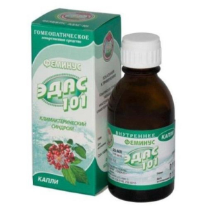 Феминус эдас-101 капли для приема внутрь гомеопатические 25мл