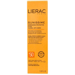 Лиерак саниссим флюид 40мл с/защит тониз spf50 +