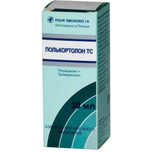 Полькортолон тc аэрозоль для наружного применения 30мл