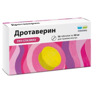 Дротаверин реневал таблетки 40мг №56