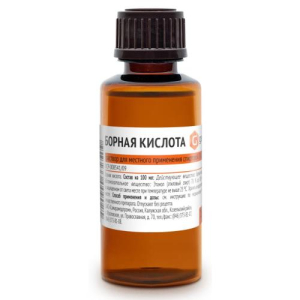 Борная кислота раствор для местного применения спиртовой 3% 25мл/Самара