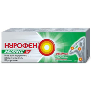 Нурофен экспресс гель для наружного применения 5% 50г